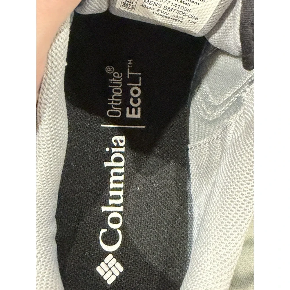 Columbia‎ Mens Benson Omni Grip Hiking Shoe, Steam/Owl, Size 8 Outdoor